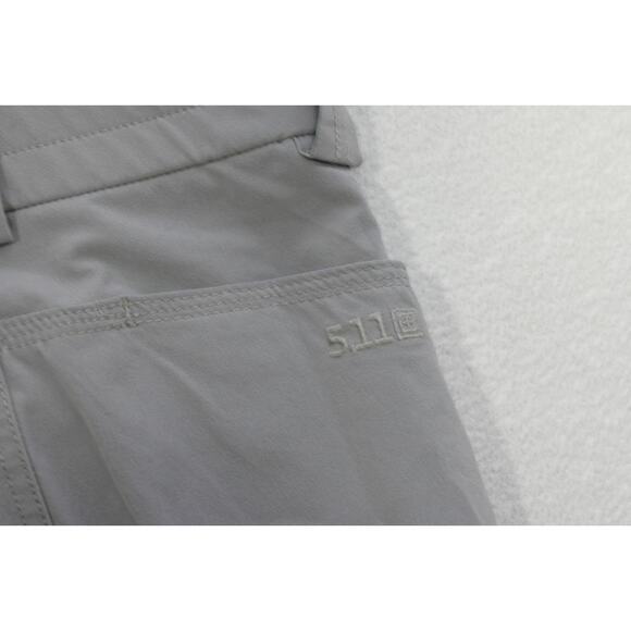 5.11 Tactical Cargo Pants Gray Poly Stretch Rugged Military Police Womens 20 R - Picture 9 of 11